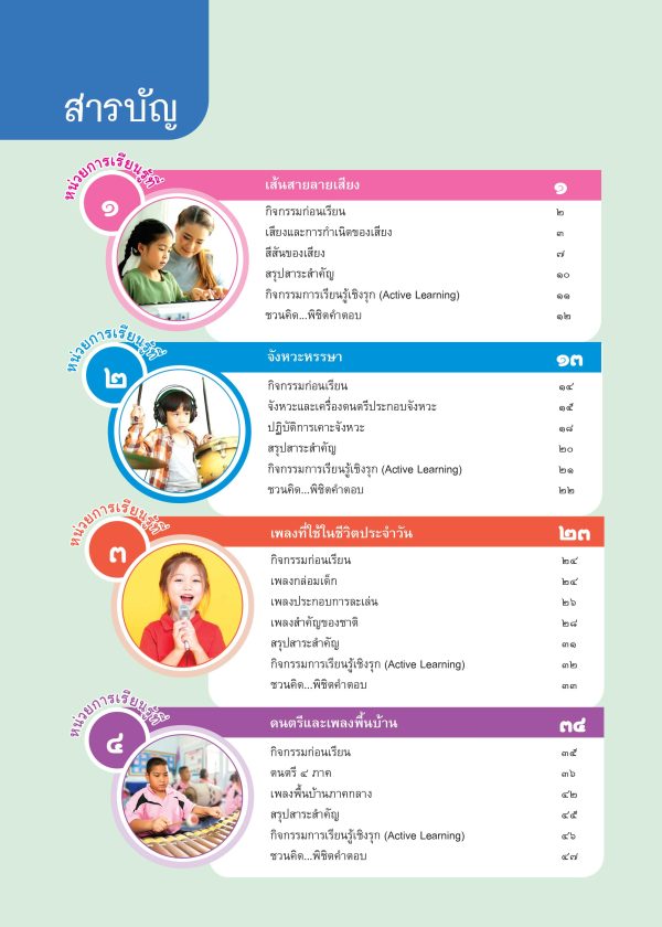 หนังสือเรียน ดนตรี นาฏศิลป์ ป.1 - Image 2